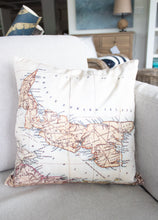 Load image into Gallery viewer, PEI Antique Map Pillow