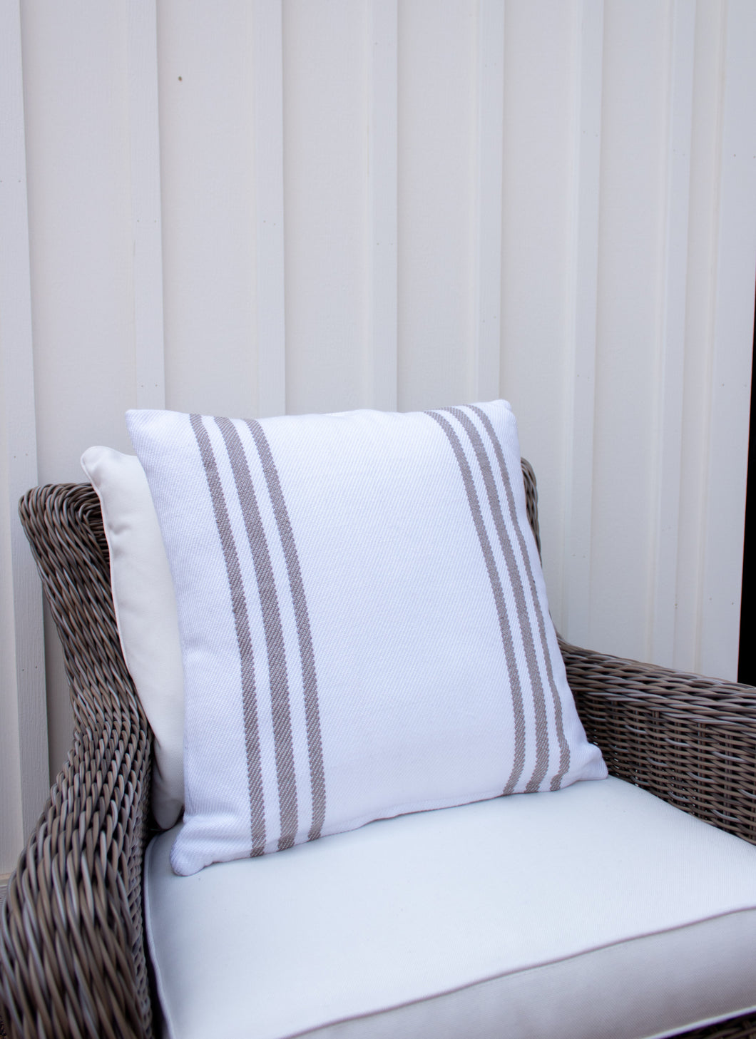 Dash & Albert Cape Stripe Indoor/Outdoor Pillow